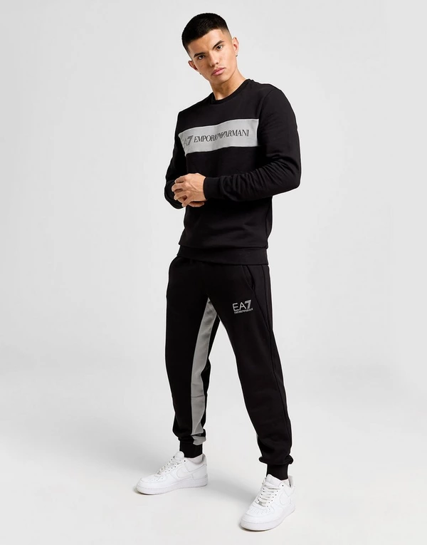 Emporio Armani EA7 Ensemble de survêtement Colour Block Homme – Image 3